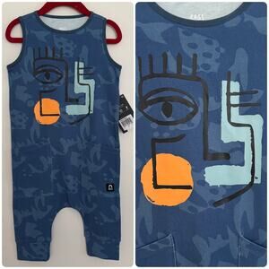 Rags to Raches (RAGS) Limited-Edition Romper in an Abstract Modernist Line Art